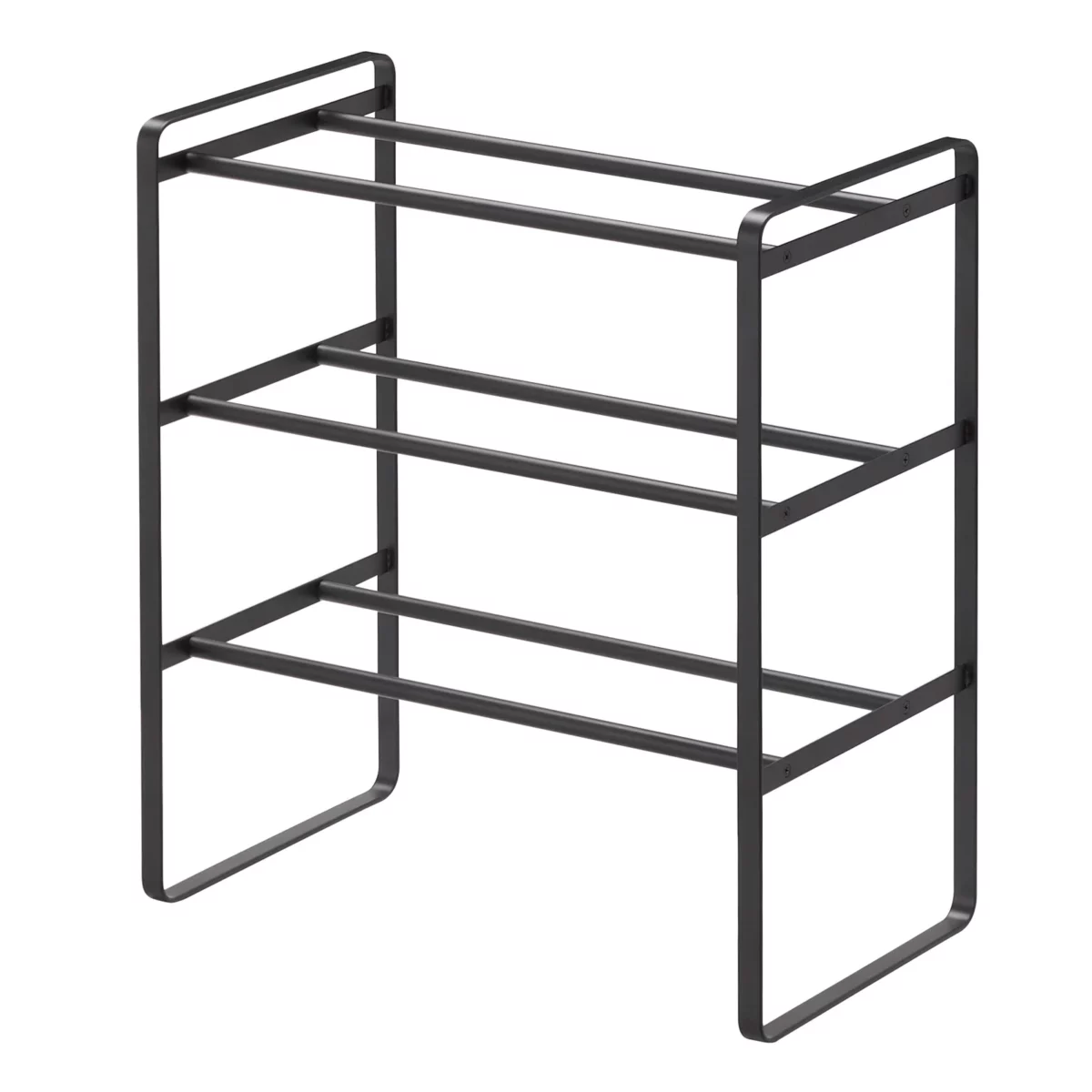 Yamazaki TOWER Extendable Shoe Rack, Black, Detail View 7 | One Horizon