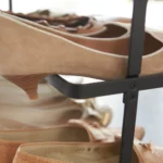 Yamazaki TOWER Wide Shoe Rack, Black, Detail View 5 | One Horizon