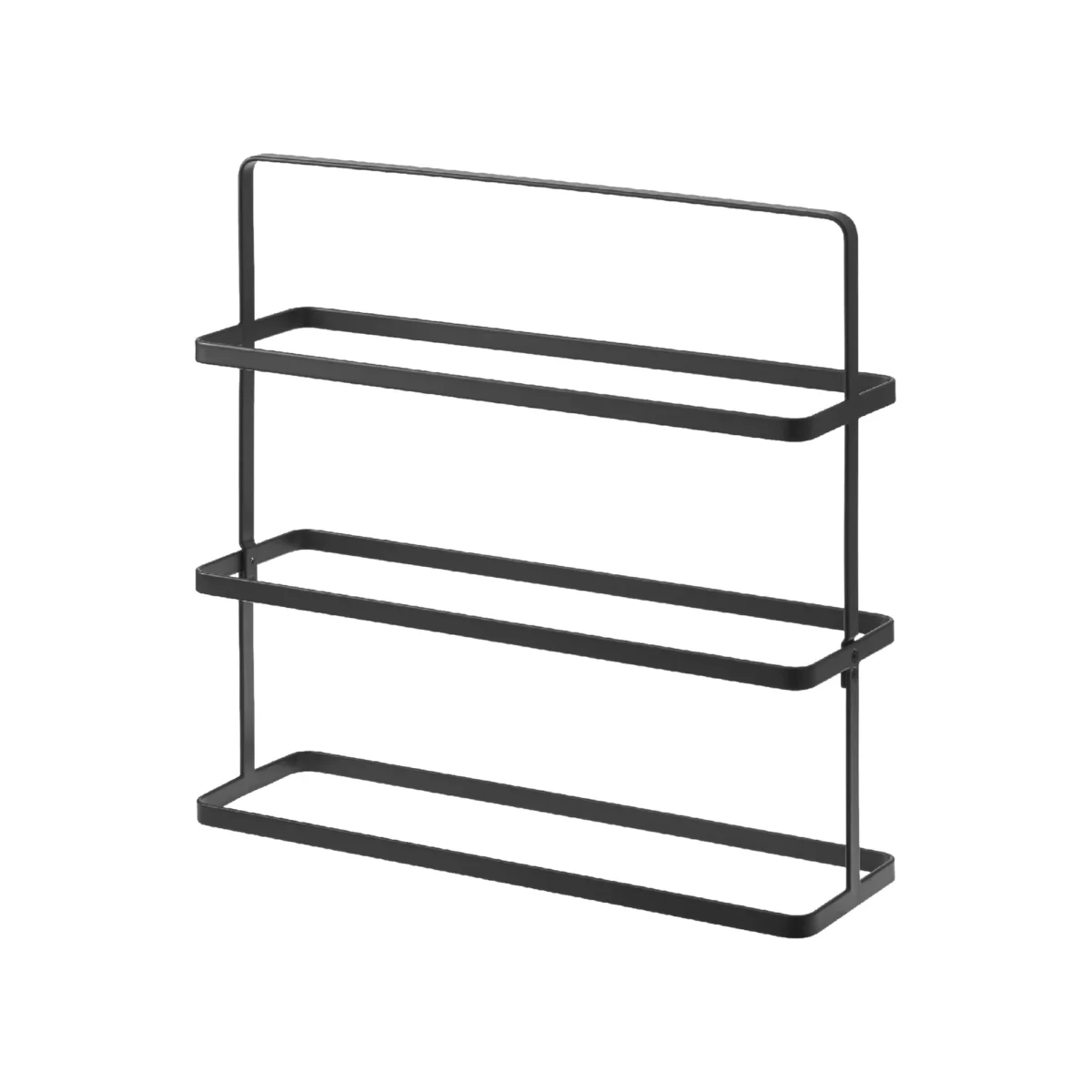 Yamazaki TOWER Wide Shoe Rack, Black, Detail View 7 | One Horizon