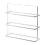 Yamazaki TOWER Wide Shoe Rack, White, Detail View 9 | One Horizon