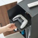 Organiseur pour consoles de jeux Yamazaki TOWER Noir, vue détaillée 5 | One Horizon