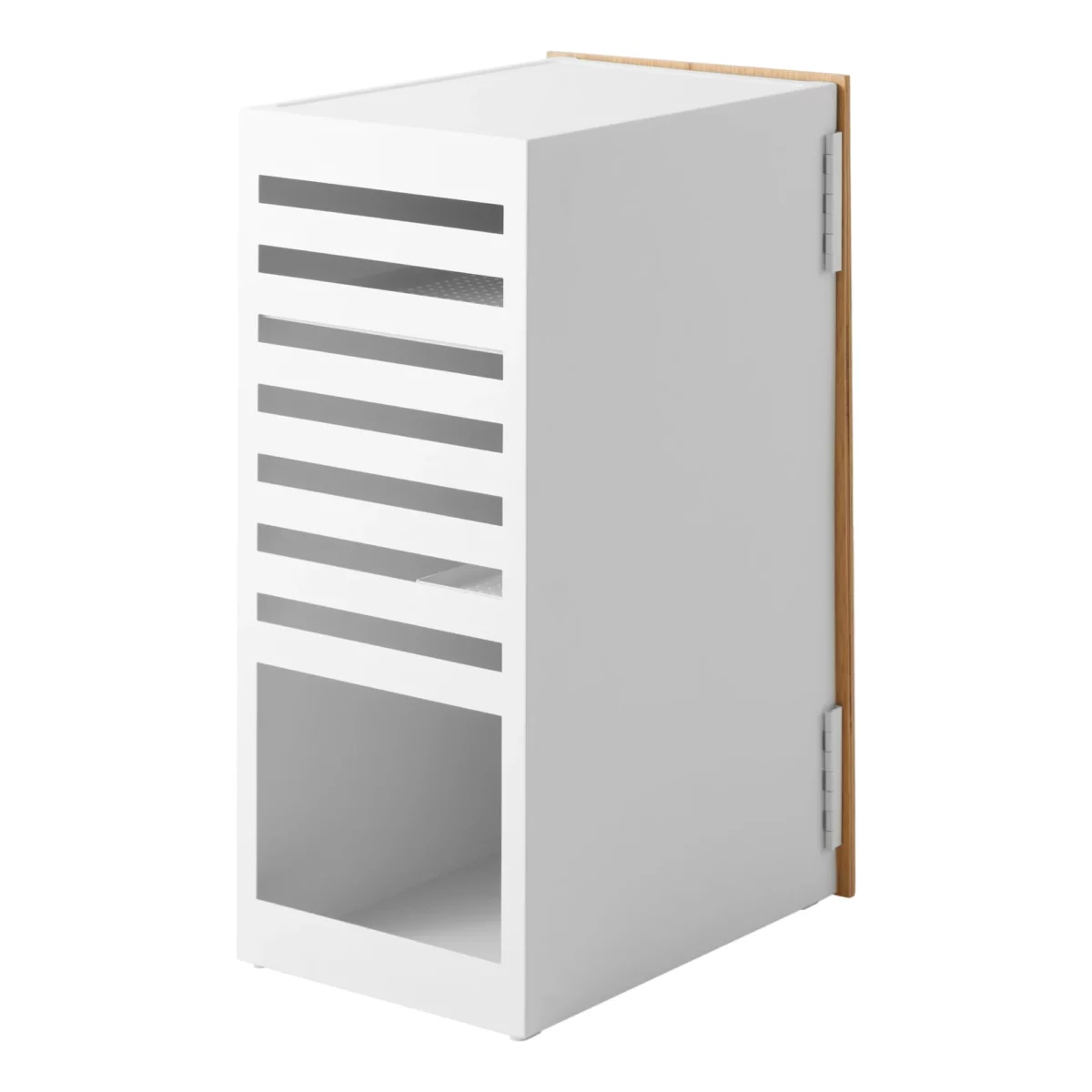 Organiseur pour consoles de jeux Yamazaki TOWER blanc, vue détaillée 10 | One Horizon