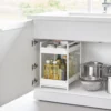 Yamazaki Spülschrank-Regal TOWER 2 Ebenen Weiss, Detailansicht 2 | One Horizon