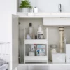 Yamazaki Spülschrank-Regal TOWER 2 Ebenen Weiss, Detailansicht 6 | One Horizon