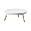 Yamazaki Tablett PLAIN mit Holzfüssen Weiss, Detailansicht 8 | One Horizon