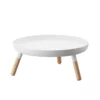 Yamazaki Tablett PLAIN mit Holzfüssen Weiss, Detailansicht 9 | One Horizon