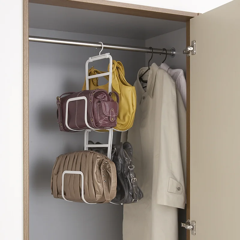 Yamazaki CHAIN Large White Bag Holder, Detail View 8 | One Horizon