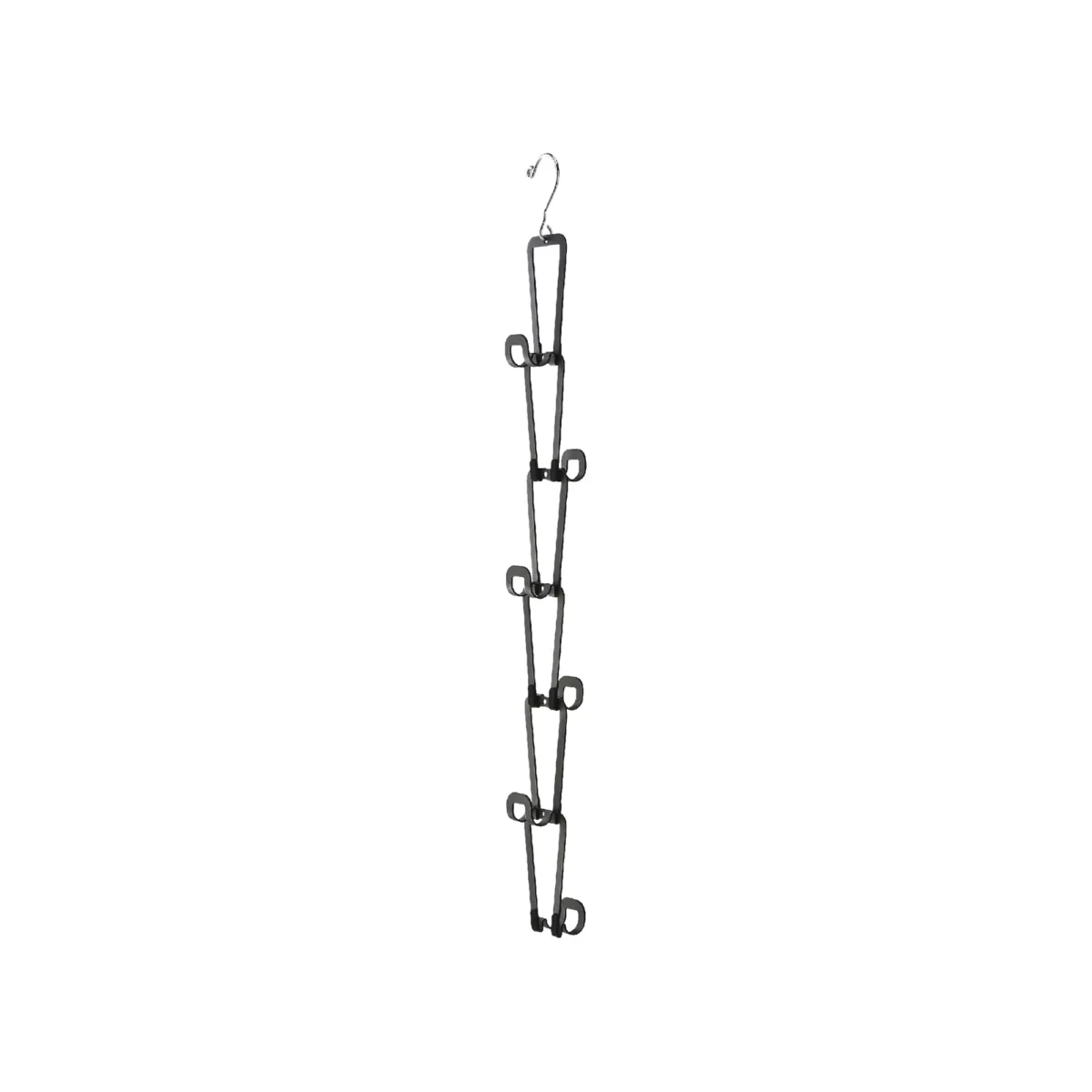 Yamazaki CHAIN S Bag Holder for Hanging in Black, isolated on a white background