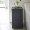 Yamazaki Toilettenpapier-Box TOWER mit Rollen, Detailansicht 6 | One Horizon
