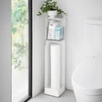 Yamazaki Toilettenpapier-Ständer TOWER schmal Weiss, Detailansicht 4 | One Horizon