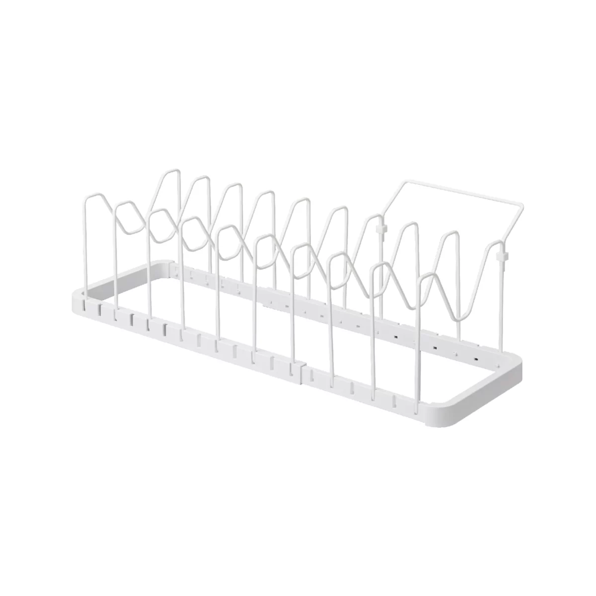 Yamazaki Topfdeckelhalter TOWER ausziehbar Weiss, Detailansicht 9 | One Horizon