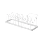 Yamazaki Topfdeckelhalter TOWER ausziehbar Weiss, Detailansicht 9 | One Horizon