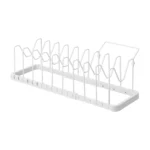 Yamazaki Topfdeckelhalter TOWER ausziehbar Weiss, Detailansicht 10 | One Horizon