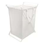 Panier à linge TOWER avec sac amovible Blanc