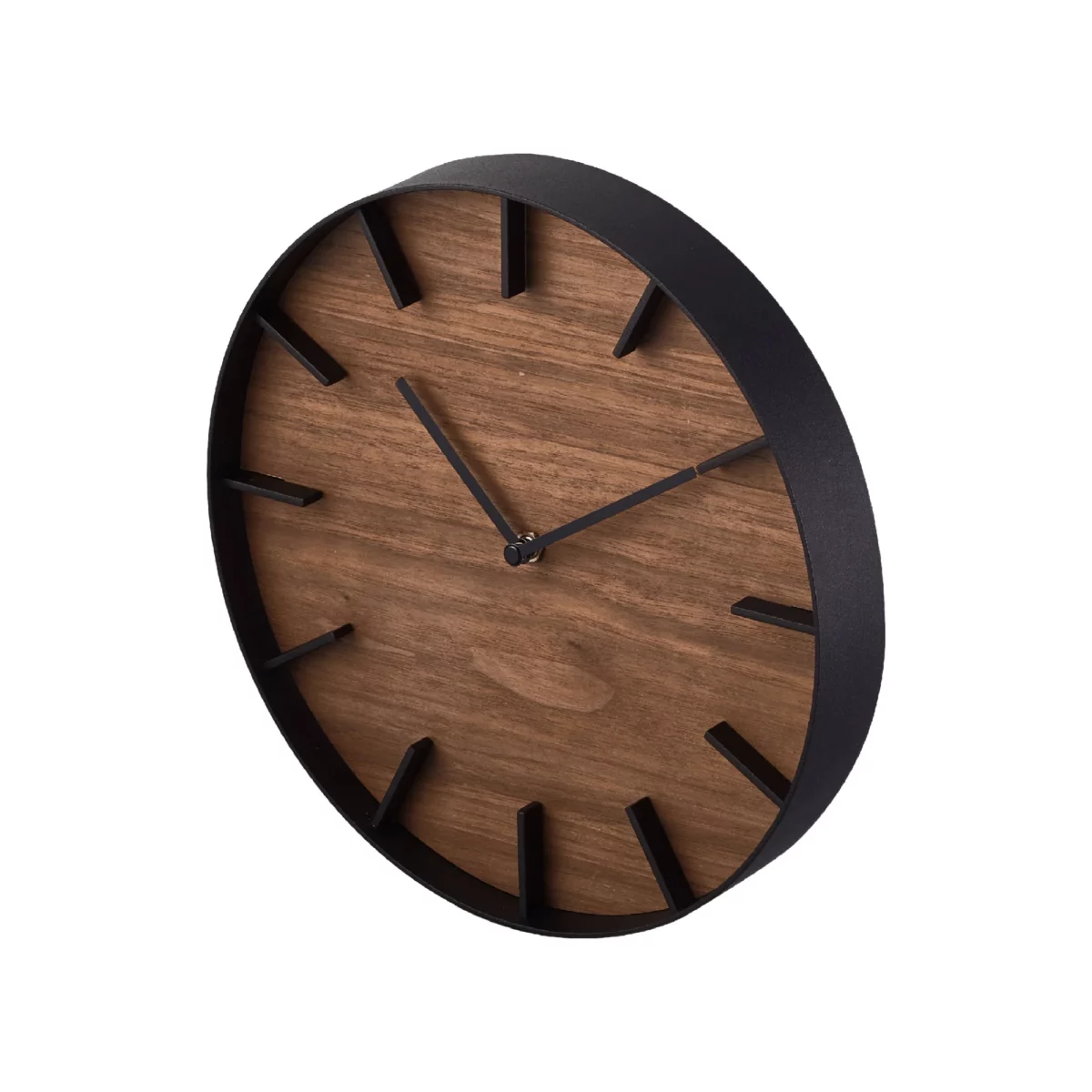 Horloge murale Yamazaki RIN noire | One Horizon