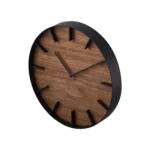 Horloge murale Yamazaki RIN noire | One Horizon