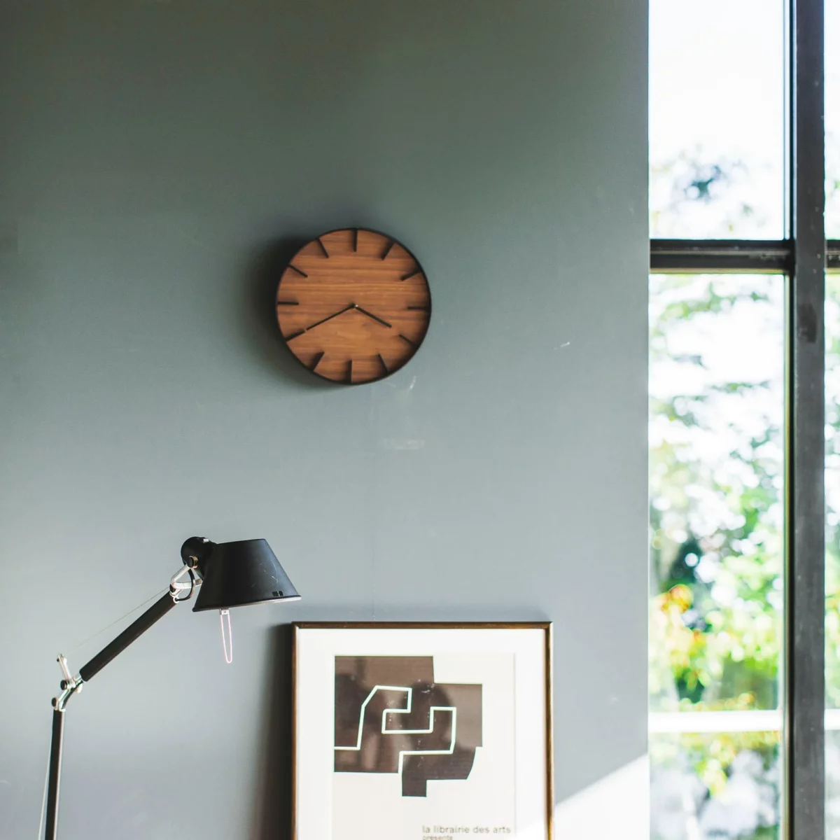 Horloge murale Yamazaki RIN blanche, vue détaillée 7 | One Horizon