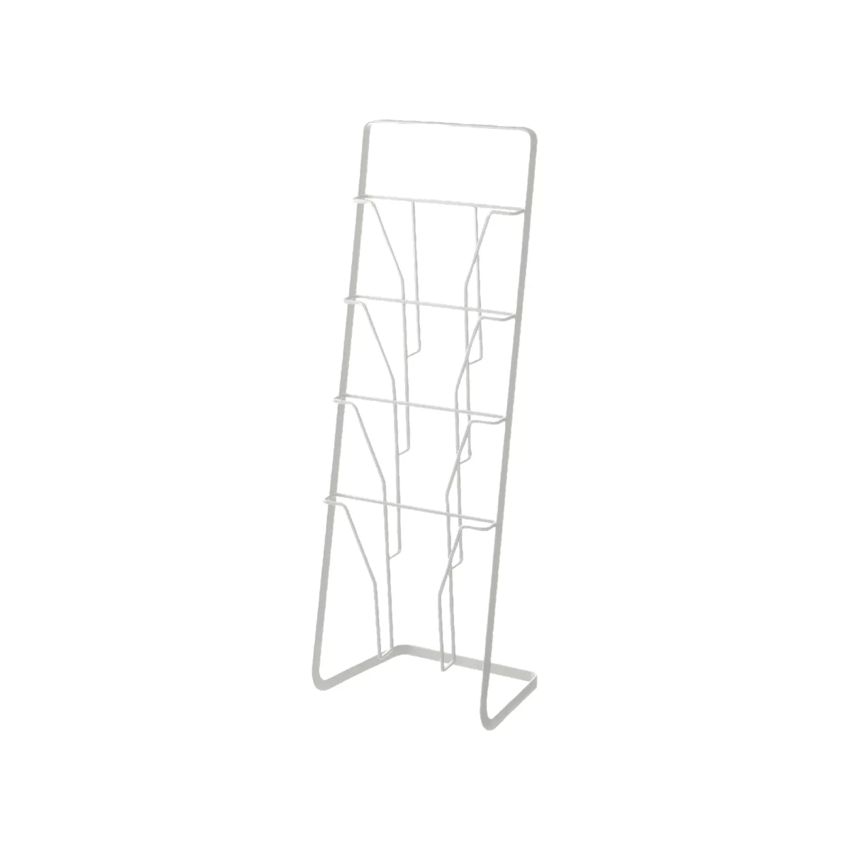 Yamazaki TOWER Magazine Rack, White | One Horizon