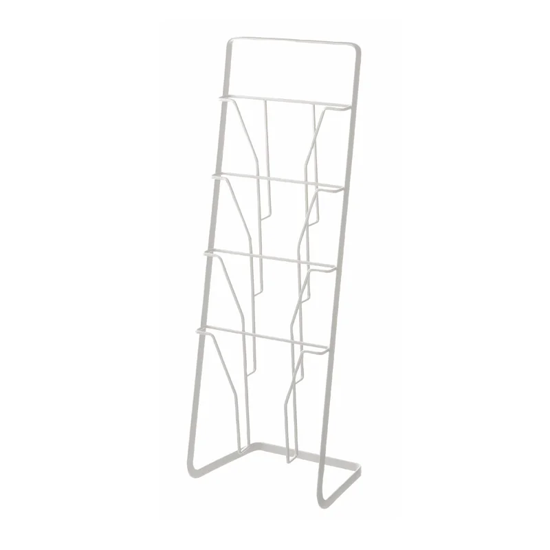 Yamazaki TOWER Magazine Rack, White, Detail View 3 | One Horizon