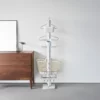 Yamazaki Klappbarer Zweistangen-Wäscheständer TOWER Weiss, Detailansicht 6 | One Horizon