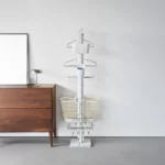 Yamazaki Klappbarer Zweistangen-Wäscheständer TOWER Weiss, Detailansicht 6 | One Horizon