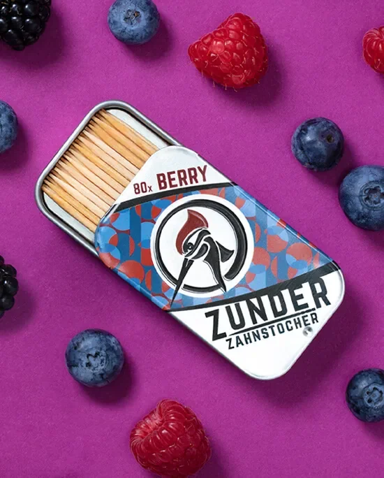 Zunder Zahnstocher Zahnstocher Berry Box, Detailansicht 2 | One Horizon