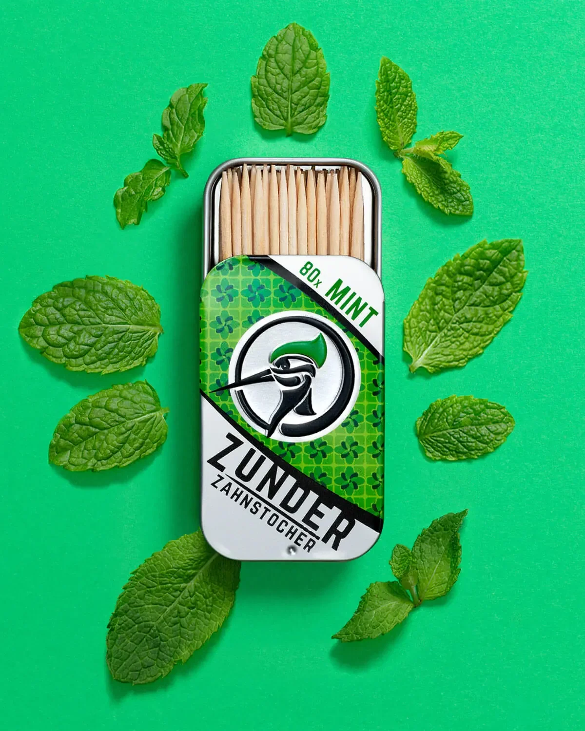 Zunder Zahnstocher Zahnstocher Mint Box, Detailansicht 2 | One Horizon