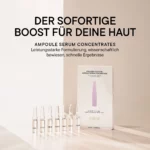Infografik BABOR Ampoule Serum Concentrates mit Collagen Booster Packung: Der sofortige Boost für deine Haut