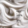 Infografik BABOR Collagen-Peptide Booster Cream auf Cremetextur: bis zu 117 % Kollagen, 37 % weniger Falten