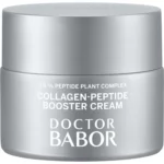 BABOR Collagen-Peptide Booster Cream im silbernen 50-ml-Tiegel der Linie DOCTOR BABOR Lifting, Vorderseite