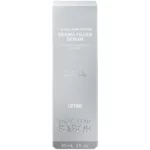 Silberne Faltschachtel des BABOR Derma Filler Serum mit der Aufschrift 7 % Collagen-Peptide, 30 ml