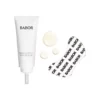 BABOR Fresh & Smooth Eye Serum en tube blanc, gouttes de sérum et patch en silicone au logo BABOR