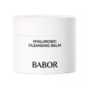 BABOR Hyaluronic Cleansing Balm en format voyage de 15 ml, petit pot blanc avec inscription noire