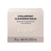 Étui rose pâle du BABOR Hyaluronic Cleansing Balm en format voyage avec un poids net de 15 g