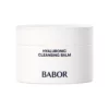 BABOR Hyaluronic Cleansing Balm en pot blanc de 150 ml avec inscription noire, vue de face