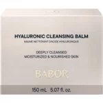 Faltschachtel des BABOR Hyaluronic Cleansing Balm in Beige mit der Aufschrift Deeply Cleansed, 150 ml