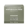 Faltschachtel der BABOR Moisture Glow Cream 15 ml mit der Aufschrift 8 % Beta Root Postbiotic Complex