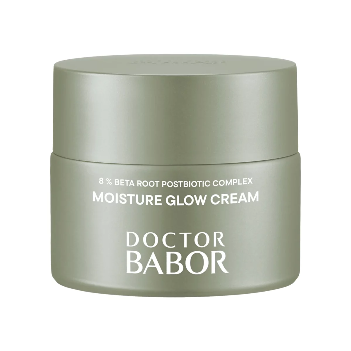 BABOR Moisture Glow Cream in der Grösse 50 ml, salbeigrüner Tiegel von DOCTOR BABOR, Vorderseite