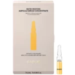 BABOR Nutri Restore Ampoule Serum Concentrate: Faltschachtel mit 7 x 2 ml und eine gelbe Ampulle daneben