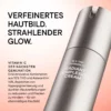 BABOR Radiant Complexion Cream vor rosafarbenem Hintergrund, Kampagnenbild Verfeinertes Hautbild, strahlender Glow