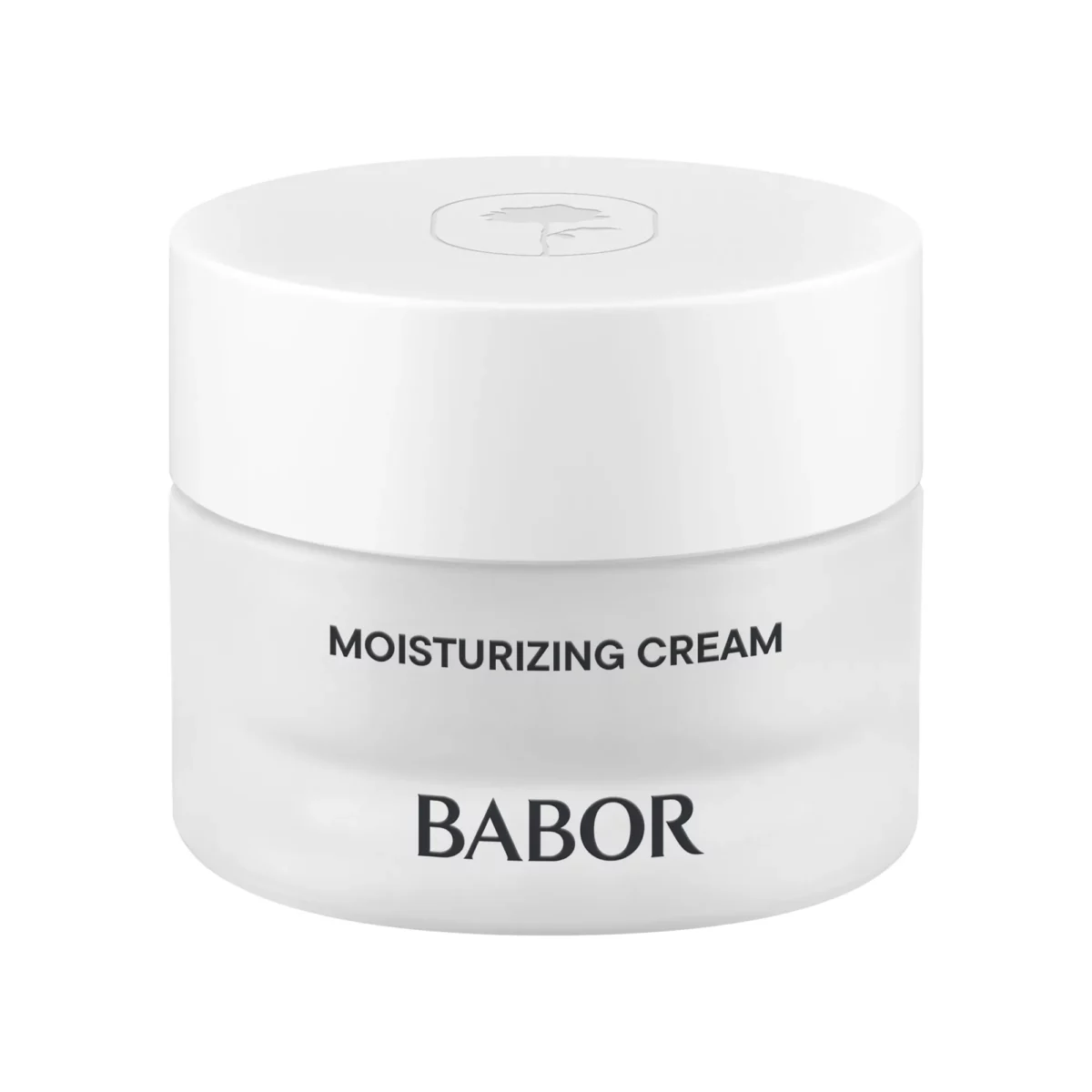 BABOR Moisturizing Cream aus der Linie Skinovage Moisture, weisser Tiegel mit 50 ml, Vorderseite