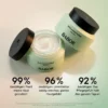 Infografik BABOR Soul & Body Scrub Agathist: 99 % peelt gründlich, 96 % seidig-weich, 92 % Pflegegefühl