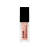BABOR Super Soft Lip Oil in 01 Pearl Pink, glass bottle with pink oil and a black cap, front view