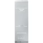 Faltschachtel der BABOR The Cure Mask in Silbergrau mit der Aufschrift 20 % Biogen Plant B5 Complex