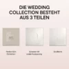 Infografik zur BABOR Wedding Collection: Box Perfect Skin Collection, Schuber mit ovaler Aussparung und Grusskarte
