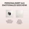 Infografik BABOR Wedding Collection: Foto im Format 10x15 einschieben und persönliche Widmung auf die Karte schreiben
