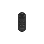 Uyuni Oval Remote Control in Black, with buttons on the front for On, Off, Dimmer, and Timer settings of 4, 6, 8, and 10 hours